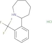 2-[2-(Trifluoromethyl)phenyl]azepane hydrochloride