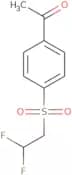 1-[4-(2,2-Difluoroethanesulfonyl)phenyl]ethan-1-one