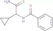 N-[Carbamothioyl(cyclopropyl)methyl]benzamide