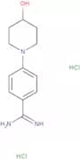 4-(4-Hydroxypiperidin-1-yl)benzene-1-carboximidamide dihydrochloride