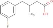 4-(3-Fluorophenyl)-3-methylbutanoic acid