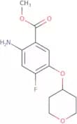 Methyl 2-amino-4-fluoro-5-(oxan-4-yloxy)benzoate