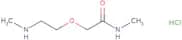 N-Methyl-2-[2-(methylamino)ethoxy]acetamide hydrochloride