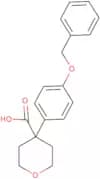 4-[4-(Benzyloxy)phenyl]oxane-4-carboxylic acid