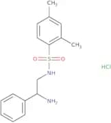 N-(2-Amino-2-phenylethyl)-2,4-dimethylbenzene-1-sulfonamide hydrochloride