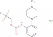 2,2,2-Trifluoroethyl N-[2-(4-methylpiperazin-1-yl)phenyl]carbamate hydrochloride