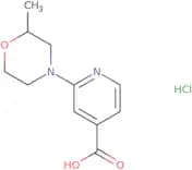 2-(2-Methylmorpholin-4-yl)pyridine-4-carboxylic acid hydrochloride