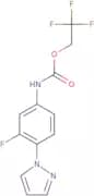 2,2,2-Trifluoroethyl N-[3-fluoro-4-(1H-pyrazol-1-yl)phenyl]carbamate