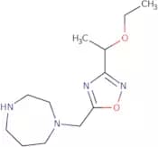 1-{[3-(1-Ethoxyethyl)-1,2,4-oxadiazol-5-yl]methyl}-1,4-diazepane