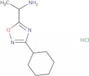 1-(3-Cyclohexyl-1,2,4-oxadiazol-5-yl)ethan-1-amine hydrochloride