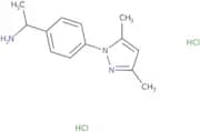 1-[4-(3,5-Dimethyl-1H-pyrazol-1-yl)phenyl]ethan-1-amine dihydrochloride