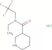 N-Ethyl-N-(2,2,2-trifluoroethyl)piperidine-3-carboxamide hydrochloride
