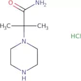 2-Methyl-2-(piperazin-1-yl)propanamide hydrochloride
