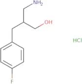 3-Amino-2-[(4-fluorophenyl)methyl]propan-1-ol hydrochloride