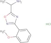 1-[3-(2-Methoxyphenyl)-1,2,4-oxadiazol-5-yl]ethan-1-amine hydrochloride