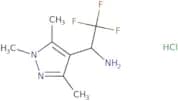 2,2,2-Trifluoro-1-(trimethyl-1H-pyrazol-4-yl)ethan-1-amine hydrochloride