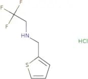 (Thiophen-2-ylmethyl)(2,2,2-trifluoroethyl)amine hydrochloride