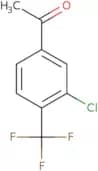 1-[3-Chloro-4-(trifluoromethyl)phenyl]ethan-1-one
