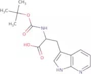 2-((Tert-butoxycarbonyl)amino)-3-(1h-pyrrolo[2,3-b]pyridin-3-yl)propanoic Acid