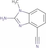 2-Amino-1-methyl-1H-1,3-benzodiazole-4-carbonitrile