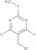 5-(Bromomethyl)-4,6-dichloro-2-(methylsulfanyl)pyrimidine