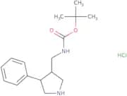 rac-tert-Butyl N-{[(3R,4S)-4-phenylpyrrolidin-3-yl]methyl}carbamate