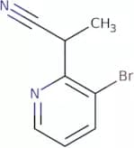 2-(3-Bromopyridin-2-yl)propanenitrile