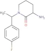 3-Amino-1-[1-(4-fluorophenyl)ethyl]piperidin-2-one