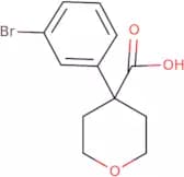 4-(3-Bromophenyl)oxane-4-carboxylic acid