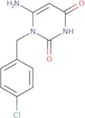 6-Amino-1-[(4-chlorophenyl)methyl]-1,2,3,4-tetrahydropyrimidine-2,4-dione