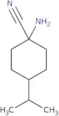 1-Amino-4-(propan-2-yl)cyclohexane-1-carbonitrile