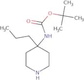tert-Butyl N-(4-propylpiperidin-4-yl)carbamate