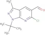 1-tert-Butyl-6-chloro-3-methyl-1H-pyrazolo[3,4-b]pyridine-5-carbaldehyde