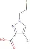4-Bromo-1-(2-fluoroethyl)-1H-pyrazole-3-carboxylic acid