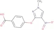 4-[(1-Methyl-4-nitro-1H-pyrazol-3-yl)oxy]benzoic acid