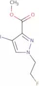1-(2-Fluoro-ethyl)-4-iodo-1H-pyrazole-3-carboxylic acid methyl ester