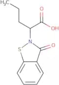 2-(3-Oxo-2,3-dihydro-1,2-benzothiazol-2-yl)pentanoic acid
