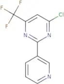 4-Chloro-2-(pyridin-3-yl)-6-(trifluoromethyl)pyrimidine
