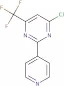 4-Chloro-2-(4-pyridinyl)-6-(trifluoromethyl)-pyrimidine