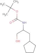 tert-Butyl N-(1-cyclopentyl-3-hydroxypropan-2-yl)carbamate