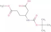 (3R)-3-{[(tert-Butoxy)carbonyl]amino}-6-methoxy-6-oxohexanoic acid
