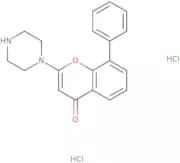 2-(4-Piperazinyl)-8-phenyl-4H-1-benzopyran-4-one dihydrochloride