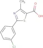 2-(3-Chlorophenyl)-4-methyl-1,3-thiazole-5-carboxylic acid
