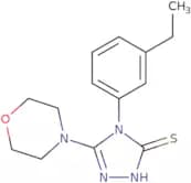 4-(3-Ethylphenyl)-5-(morpholin-4-yl)-4H-1,2,4-triazole-3-thiol
