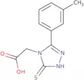 2-[3-(3-Methylphenyl)-5-sulfanyl-4H-1,2,4-triazol-4-yl]acetic acid