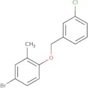 4-Bromo-1-[(3-chlorophenyl)methoxy]-2-methylbenzene
