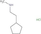 (2-Cyclopentylethyl)(methyl)amine hydrochloride