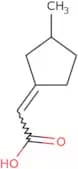 2-(3-Methylcyclopentylidene)acetic acid