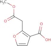 2-(2-Methoxy-2-oxoethyl)furan-3-carboxylic acid