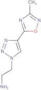 {2-[4-(3-Methyl-1,2,4-oxadiazol-5-yl)-1H-1,2,3-triazol-1-yl]ethyl}amine